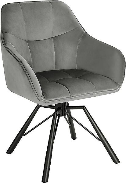 Woltu 4-Fußstuhl (1 St), drehbar Esszimmerstuhl günstig online kaufen