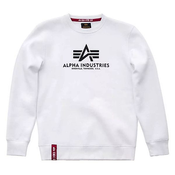 Alpha Industries Basic Sweatshirt 2XL White günstig online kaufen