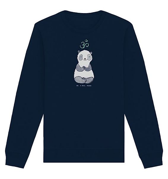 Mr. & Mrs. Panda Longpullover Panda Meditieren Größe L - French Navy - Gesc günstig online kaufen