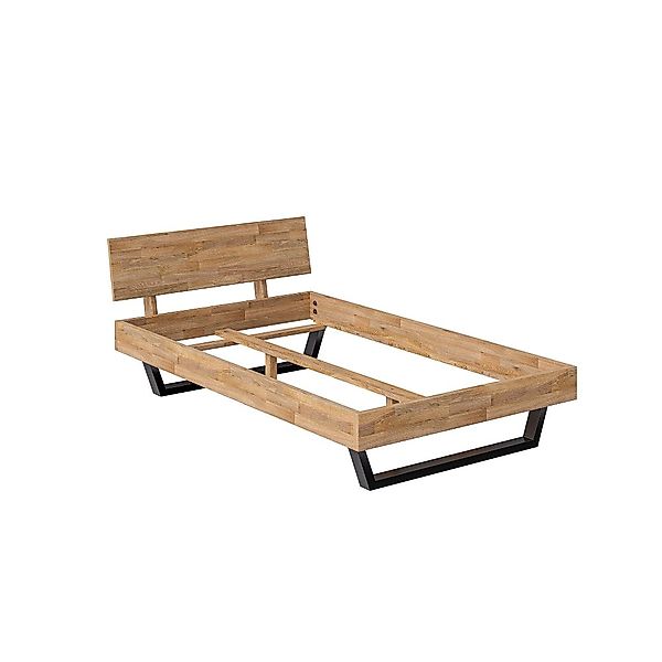 skølm Massivholzbett Alver, natur geölt mit günstig online kaufen