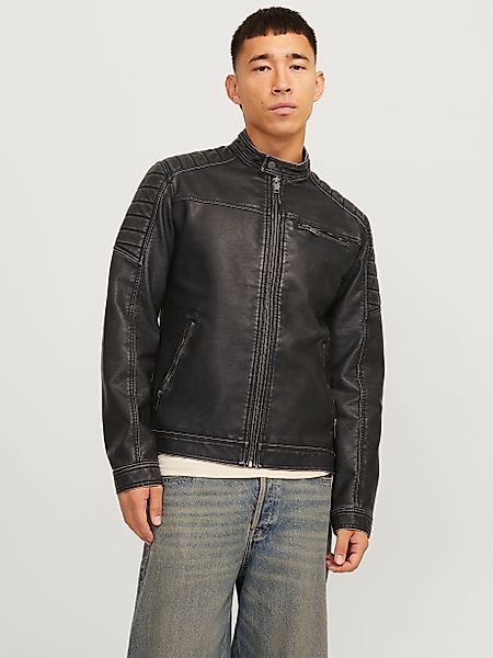 Jack & Jones Lederimitatjacke JJEROCKY WASHED günstig online kaufen