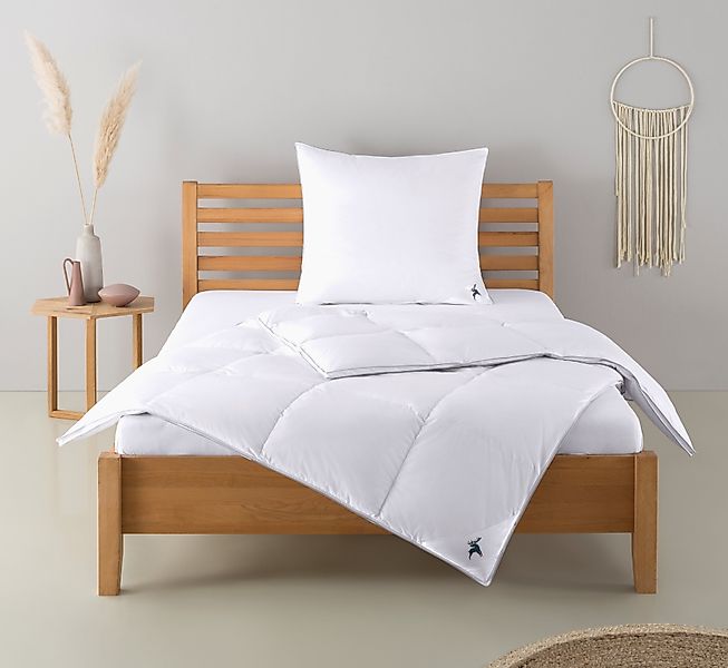 Älgdröm Daunenbettdecke + Kopfkissen »Lodiken, Bettdecke 135x200 cm, 155x22 günstig online kaufen