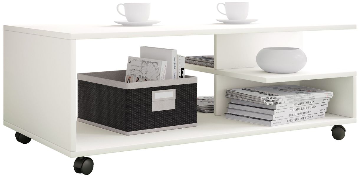 VCM Couchtisch Holz Sofatisch Couchtisch Rollen günstig online kaufen