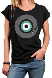 MAKAYA Print-Shirt Damen Kurzarm Baumwolle Retro günstig online kaufen