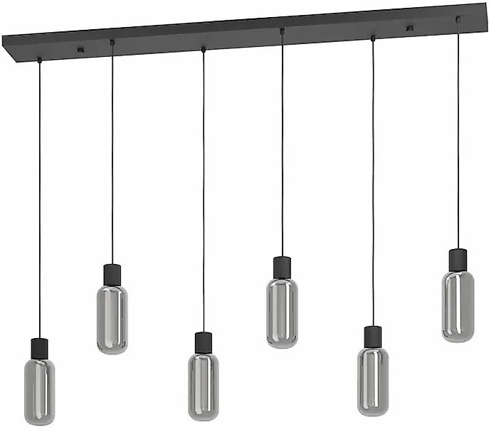 EGLO Hängeleuchte »MAIONE Pendellampe - Stahl - E27 - 6X4W - IP20« E27 1 St günstig online kaufen