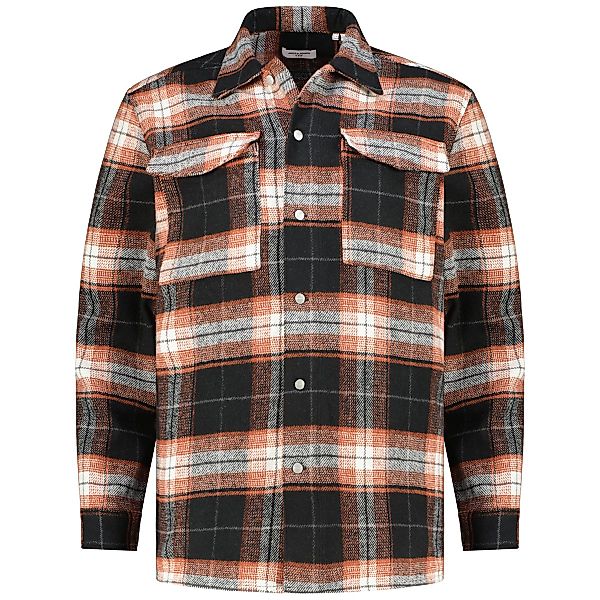 Jack&Jones Hemdjacke aus Wollmischung Farbe schwarz Größe: 5XL günstig online kaufen
