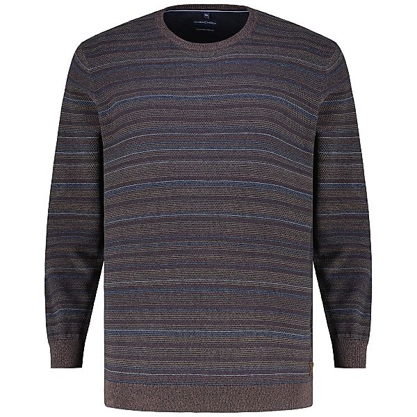 CASA MODA Pullover aus Baumwolle Farbe braun Größe: 3XL günstig online kaufen