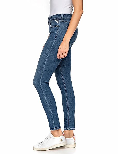 Replay Damen Jeans NEW LUZ - Skinny Fit - Blau- Medium Blue günstig online kaufen