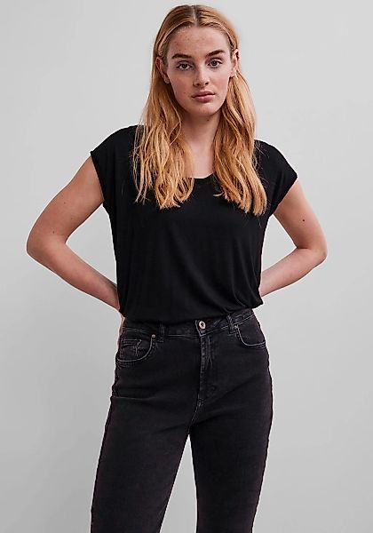 pieces Rundhalsshirt "PCBILLO TEE SOLID NOOS BC" günstig online kaufen