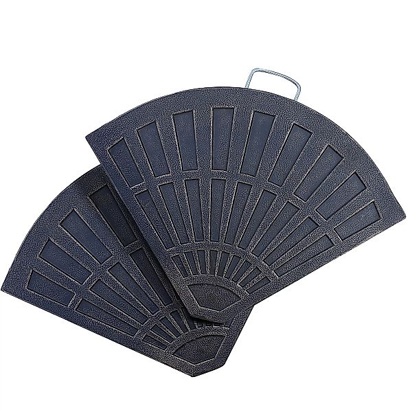 Outsunny 2-tlg. Set Gewichte für Sonnenschirmständer Platten-Schirmständer günstig online kaufen
