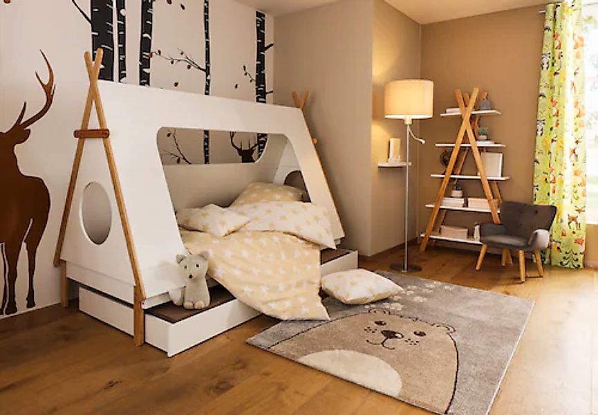 Lüttenhütt Regal »Dolidoo«, in skandinavischem Look, Leiterregal für Kinder günstig online kaufen