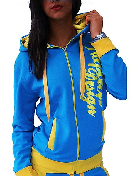RMK Collegejacke Damen Sweatjacke Kapuzenpullover Sweater günstig online kaufen