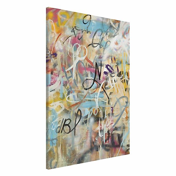 Magnettafel Graffiti Freedom In Pastel günstig online kaufen