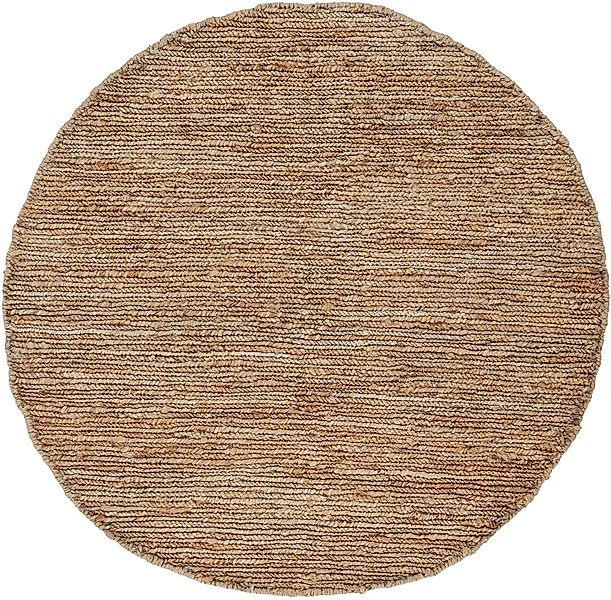 carpetfine Teppich "Nala Juteteppich Naturfaser" rund 9 mm Höhe wendbar, au günstig online kaufen