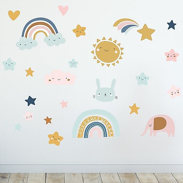 Sunnywall Wandtattoo Wandsticker - Baby Elements günstig online kaufen