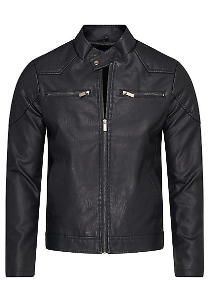 SOULSTAR Lederimitatjacke MJMEZZANO im Bikerjacken-Stil günstig online kaufen