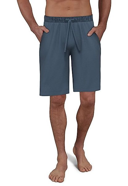 CECEBA Schlafhose CECEBA Herren Bermuda blau uni (1-tlg) günstig online kaufen