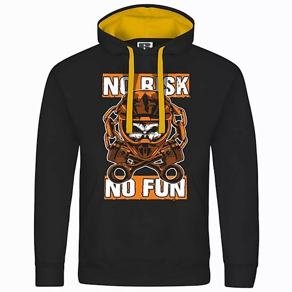 deinshirt Kapuzenpullover Herren Kapuzenpullover No risk no fun Mit Print M günstig online kaufen