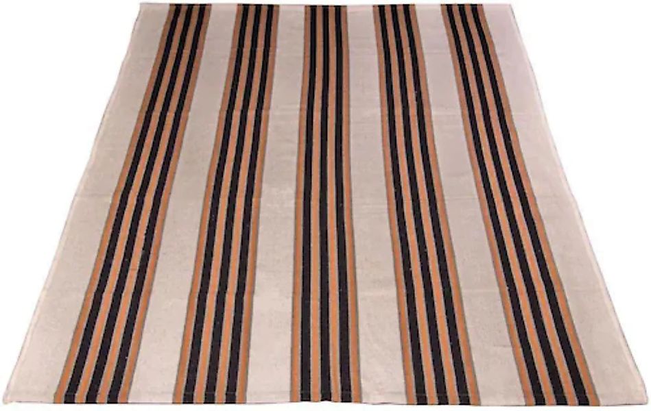 morgenland Wollteppich »Kelim Teppich gewebt schwarz«, rechteckig, reine Ba günstig online kaufen