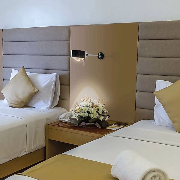 Leselampe Puk Maxx Hotel 44 cm chrom günstig online kaufen