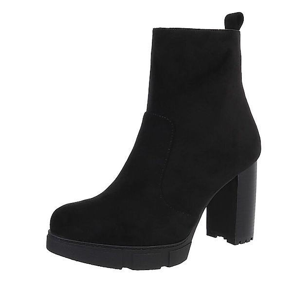 Ital-Design Damen Freizeit Plateaustiefelette (87108746) Blockabsatz günstig online kaufen