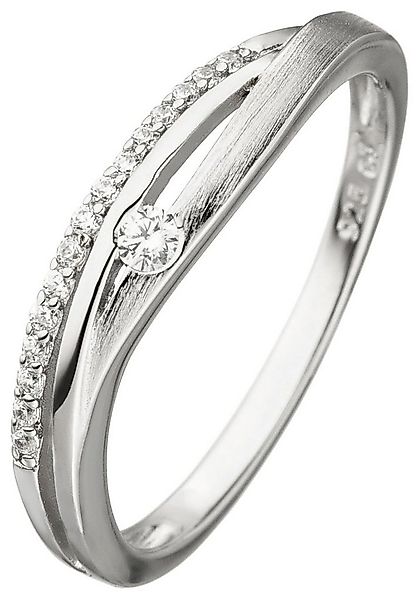 JOBO Silberring, 925 Silber mit Zirkonia günstig online kaufen
