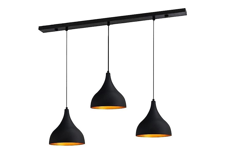 Bamyum Pendelleuchte Bamyum Pendelleuchte Schwarz, Adash, 3 Flammige Metall günstig online kaufen