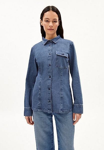 Armedangels Hemdbluse NILAARA Damen Bluse Slim Fit aus Bio-Baumwoll Mix (1- günstig online kaufen