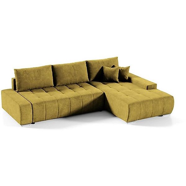 Beautysofa Ecksofa DRACO mit Schlaffunktion und günstig online kaufen