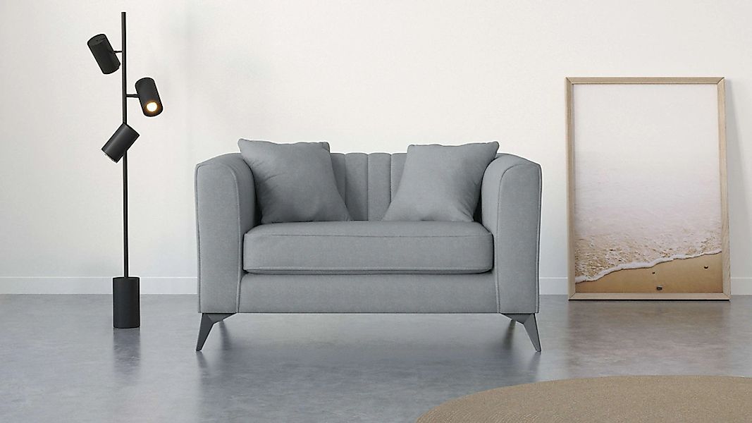 Places of Style Loveseat "MATTHEW Loungesessel, Maße B/T/H: 130/86/74 cm", günstig online kaufen