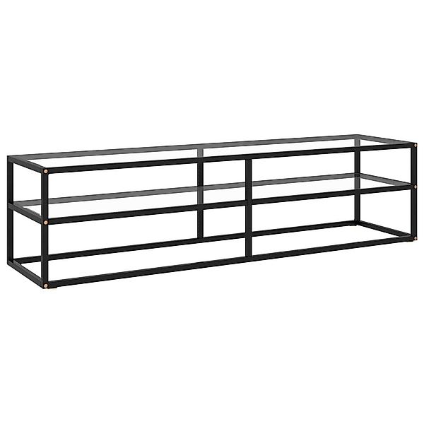 vidaXL TV-Schrank TV-Schrank Schwarz mit Hartglas günstig online kaufen