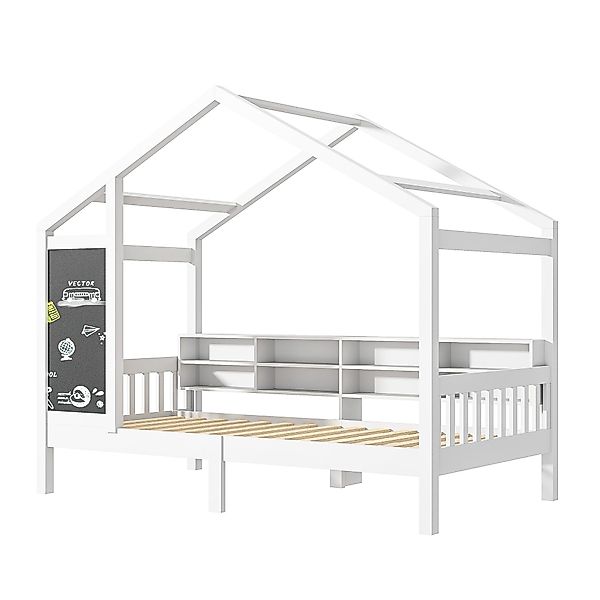 FUROKOY Kinderbett Kinderbett 90x200 cm, Bodenbett günstig online kaufen
