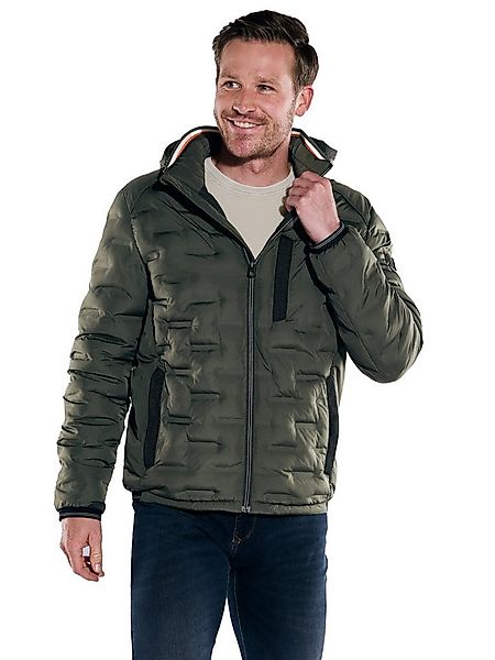 Engbers Kurzjacke engbers Herren Steppjacke mit abnehmbarer Kapuze, Oliv günstig online kaufen