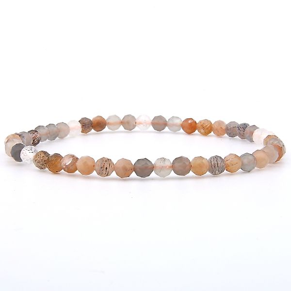 Vascavi Armband facettiert Mondstein Edelstein, Made günstig online kaufen