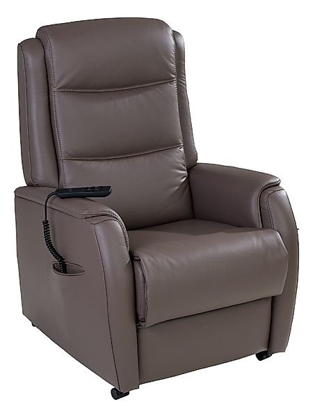 HUKLA Relaxsessel HU-RV15038, 2-motorig, Mokkabraun, Leder, günstig online kaufen
