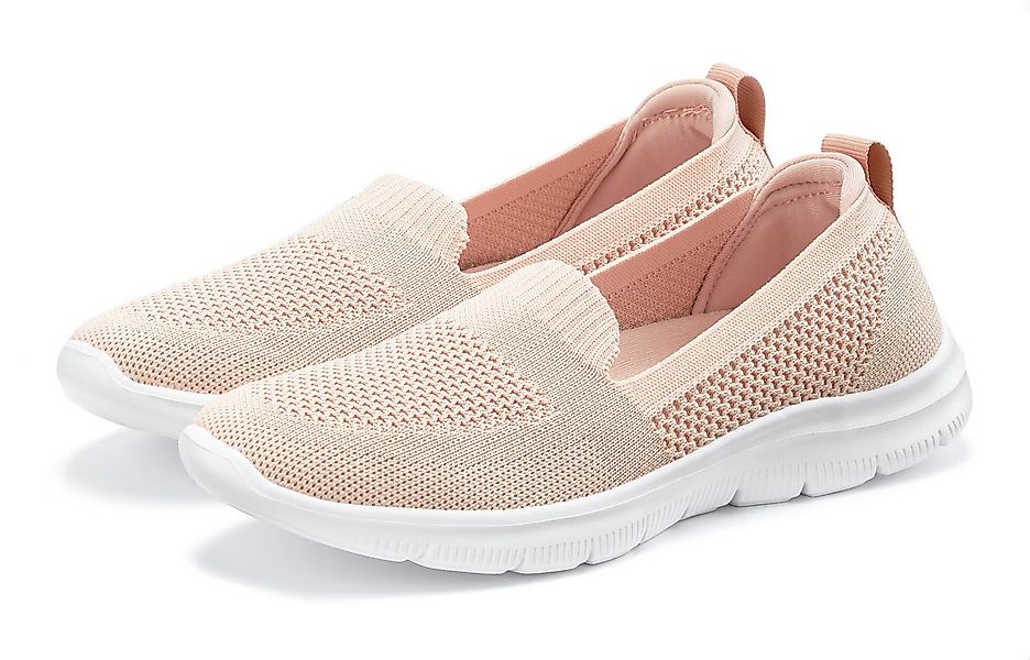 LASCANA Halbschuh, Slipper runde Schuhspitze, Stretcheinsatz, herausnehmbar günstig online kaufen