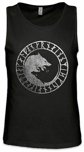 Urban Backwoods Tanktop Geri And Freki Ärmelloses T-Shirt Odhins Wölfe Odin günstig online kaufen