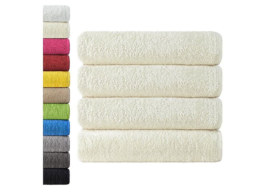 NatureMark Duschtuch 4er-Sparpack Frottier Duschtücher 70x140cm, 100% Baumw günstig online kaufen