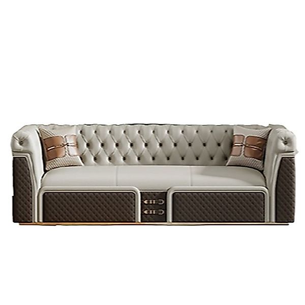 Xlmoebel 3-Sitzer 3-Sitzer Sofa im modernen Chesterfield-Stil, 1 Teile, Her günstig online kaufen