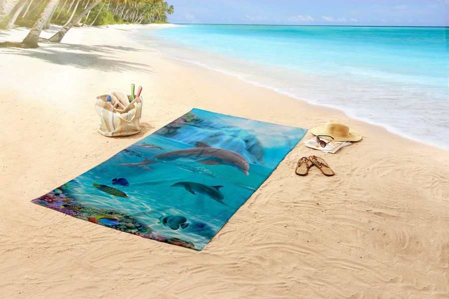 good morning Strandtuch "Will" 100% Mikrofaser, 75x150, Schnelltrocknend, K günstig online kaufen