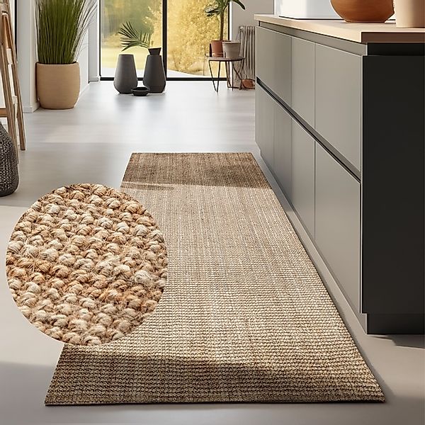 HANSE Home Teppich »Jaipur Juteteppich, als Läufer und in Rund«, rechteckig günstig online kaufen
