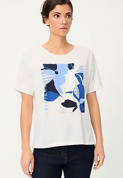 Olsen T-Shirt Shirt mit Placement-Print und Zierelementen günstig online kaufen