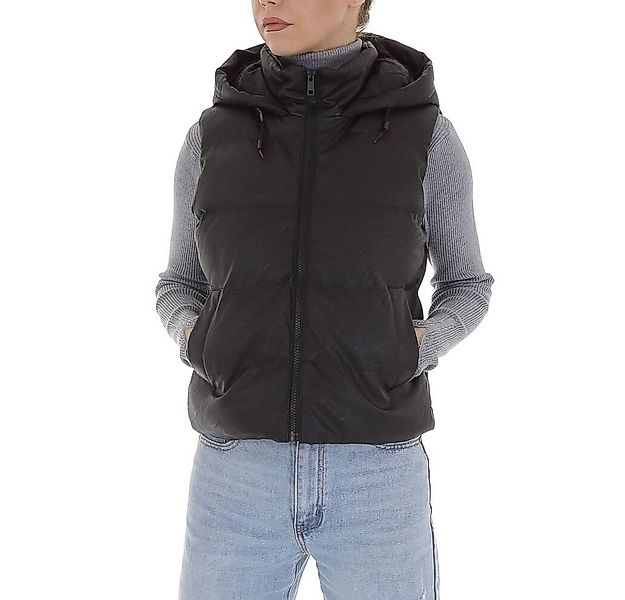 Ital-Design Lederimitatjacke Damen Freizeit Kapuze Gefüttert Übergangsjack günstig online kaufen