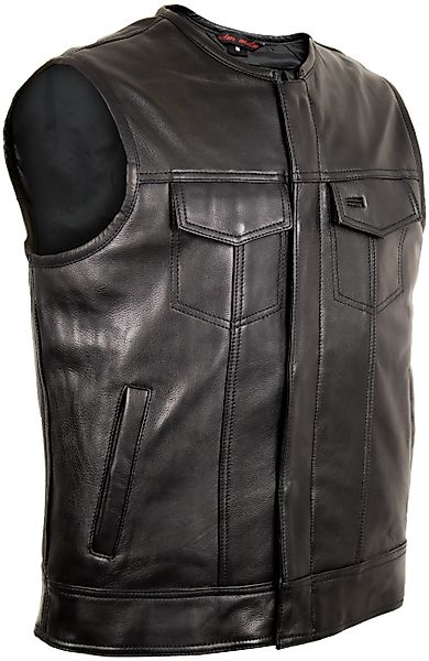 MDM Motorradweste Motorrad Lederweste im Clubstyle günstig online kaufen