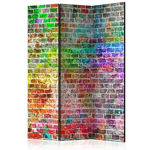 3-teiliges Paravent - Rainbow Wall [room Dividers] günstig online kaufen