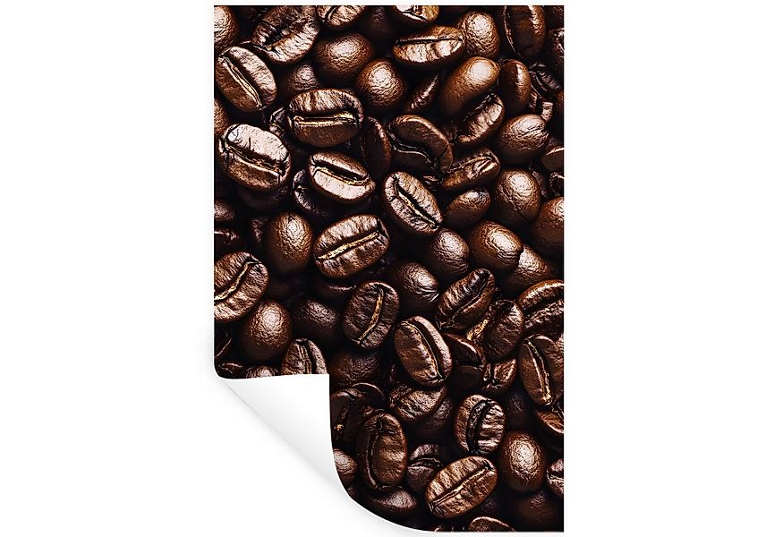 MuchoWow Wandsticker Bohnen - Nahaufnahme - Dunkelbraun (1 St), Wandaufkleb günstig online kaufen