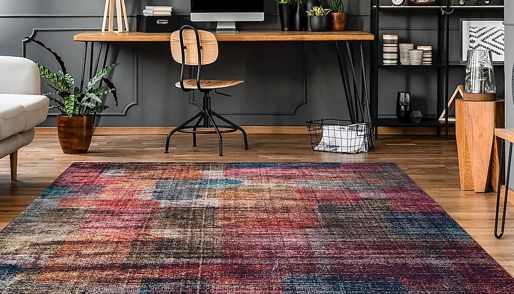 calo-deluxe Teppich "Castor 150" rechteckig 6 mm Höhe Kurzflor, Wohnzimmer günstig online kaufen