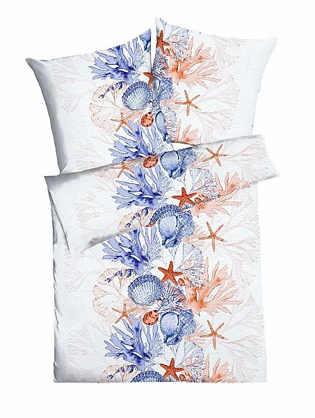JACK Bettwäsche 135x200cm Coral Reef Marine, günstig online kaufen