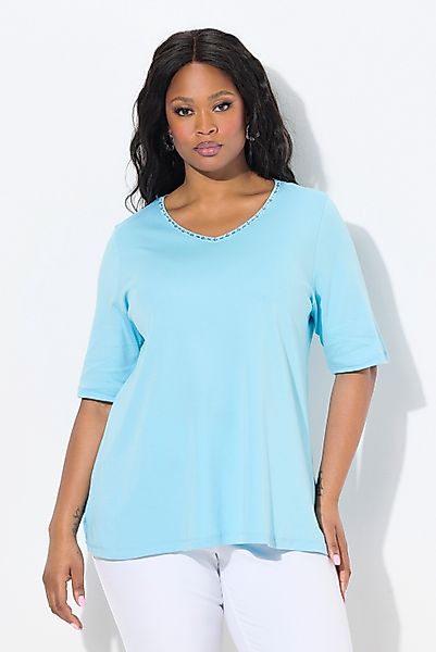 Ulla Popken T-Shirt Pima Cotton Shirt günstig online kaufen