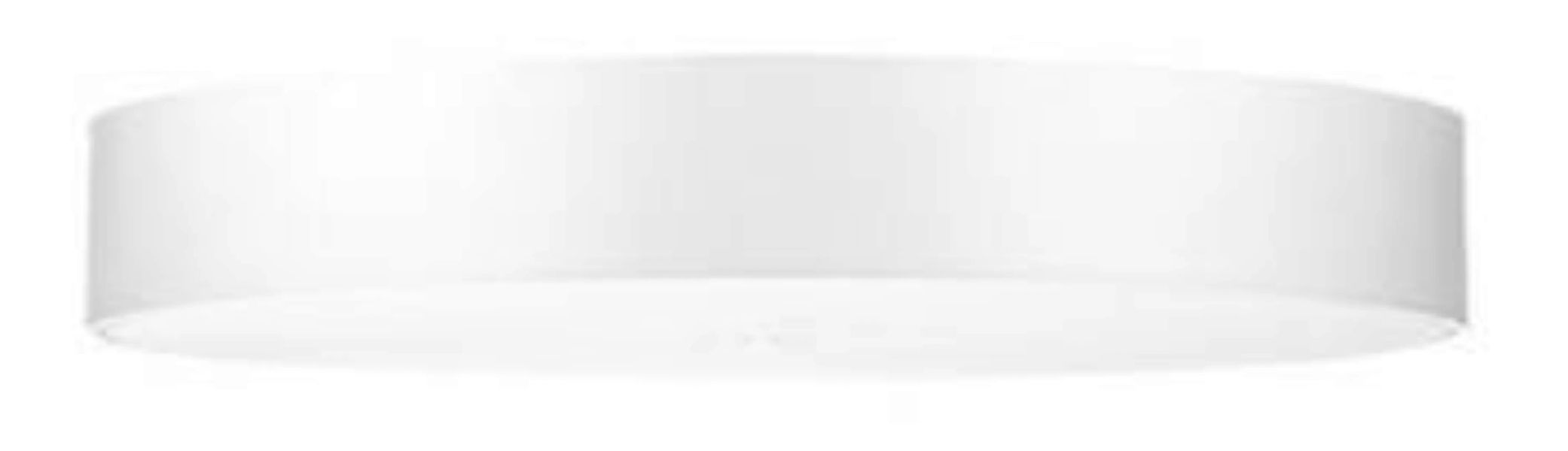 Weiße Deckenlampe Stoff Glas Ø 90 cm rund groß 6x E27 günstig online kaufen